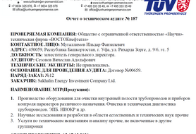 Технический аудит по заказу предприятия Sakhalin Energy Investment Company Ltd. - новости «НТФ ВОСТОКнефтегаз»